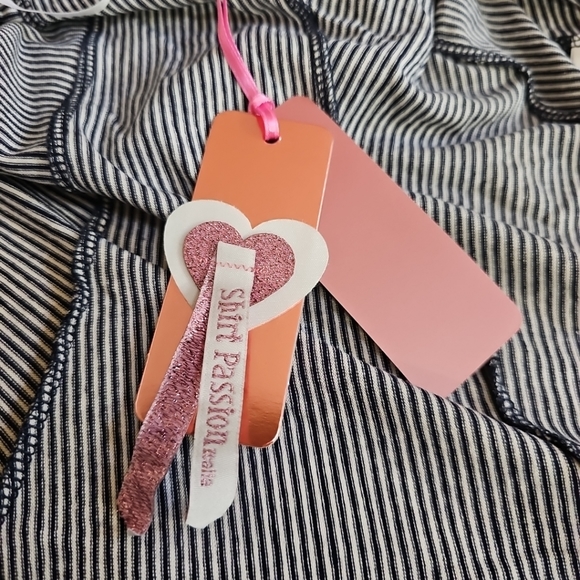 Shirt Passion Italia Handkerchief Skirt Size L NWT - Picture 10 of 14